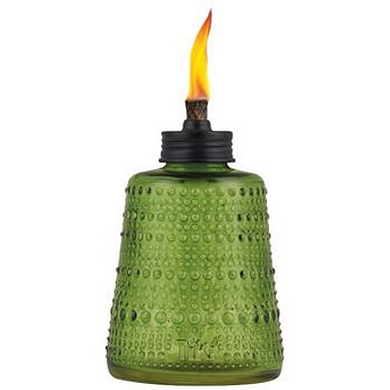 Tiki Lamplight Farms Glass Table Torch - 6"