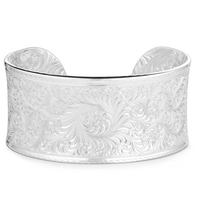 Montana Silversmiths Silver Plated Classic Allure Cuff Bracelet - 1-1/4