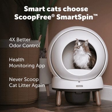PetSafe ScoopFree SmartSpin Self-Cleaning Litter Box - Plastic