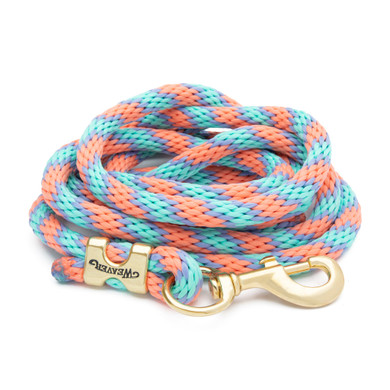 Weaver Equine Poly Lead Rope with a Solid Brass 225 Snap - 10'