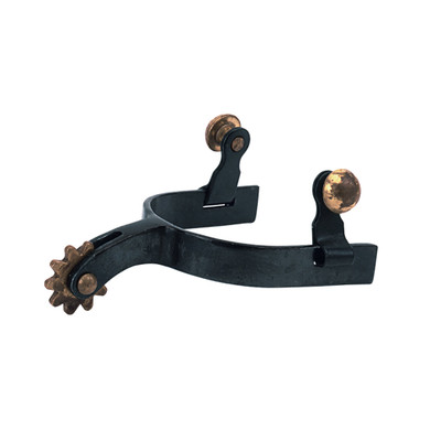 Weaver Equine Youth Spurs with Plain Band - 1-3/8" - Black