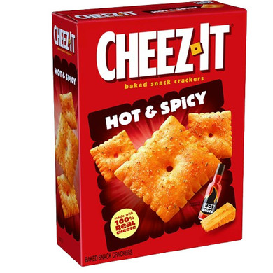 Cheez-It Hot & Spicy Baked Snack Crackers - 3 oz