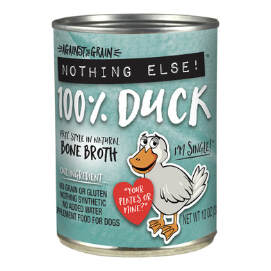 Against The Grain Nothing Else Duck Dog Food - 11 oz