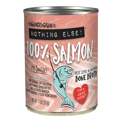 Against The Grain Nothing Else Salmon Dog Food - 11 oz