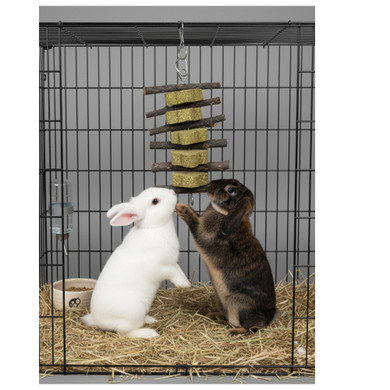 A&E Cage Company Colored Circle Hay Chew Stackers - 9"x4"x1-3/4"