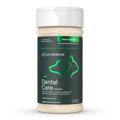 Vetriscience Dental Care Powder for Dogs & Cats - 4.2 oz.