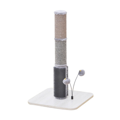 PetPals Urbane Cat Scratcher Grey/Tan/Black - 24.5 in