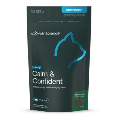 Vetriscience Cat Calm & Confident Treat - Trout - 30ct