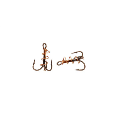 Eagle Claw Soft Bait Treble Hook #8 - Bronze - 2 pk