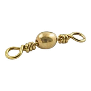 Danielson Solid Barrel Shaped Swivel - Brass