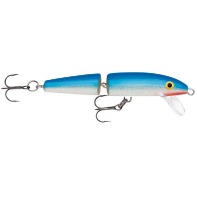 Rapala Jointed Black Nickel Hooks Lure - Blue - 1/8 oz