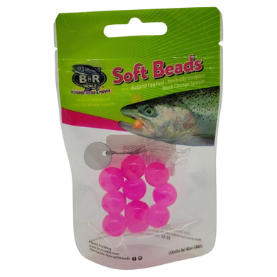 BNR Tackle Soft Beads 2mm Cerise - 10 pk