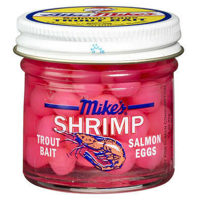 Atlas Mike's Texture Soft Shrimp Salmon Eggs - 1 oz - Pink