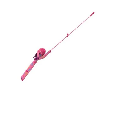 Zebco Wonder Woman Moderate Floating Spincast Combo - 29" - Pink
