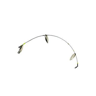 SEP's Pro Fishing Mini Micro Willow Blade Flasher - Silver