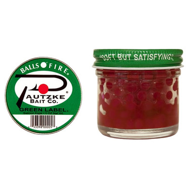 Pautzke Balls O' Fire Green Label Salmon Eggs - 2.5 oz