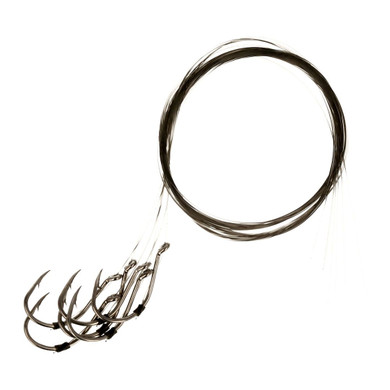 Eagle Claw Lazer Sharp Steelhead Octopus Snelled Hook