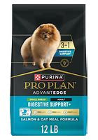 ProPlan Small Breed AdvantEdge Digestive Support Salmon & Oat - 12 lb..