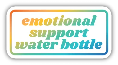 Emotional Support Bottle Sticker