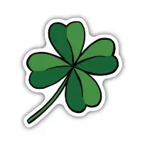 Four Leaf Clover Sticker
