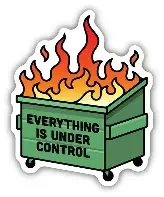 Everything Under Control Sticker