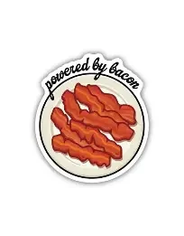 Powered By Bacon Sticker