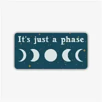 It's Just A Phase Sticker