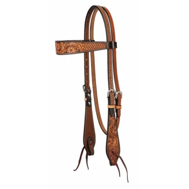 Floral Hair/Hide Browband