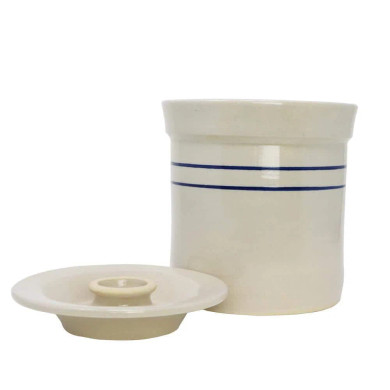 Roots & Harvest 1GAL Stone Crock w/ Lid