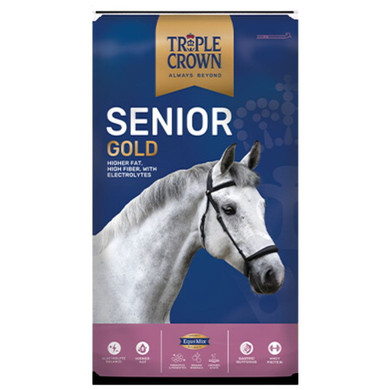 Triple Crown Senior Gold Textured - 50 lbs