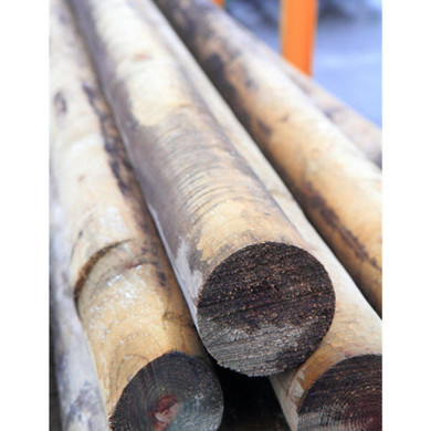 3-4"X7' Round Treated Post