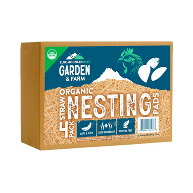 BM Organic Nesting Straw Pads 4p