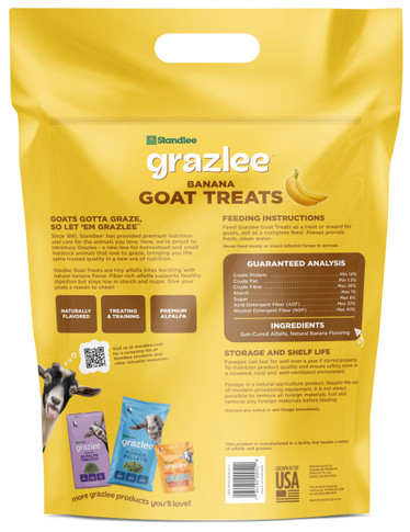 Grazlee Forage-Based Goat Treats, 3 lb. Bag