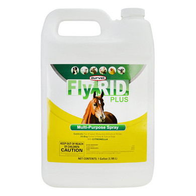 Durvet Flyrid Plus Multi-Purpose Fly Spray - 1 Gallon
