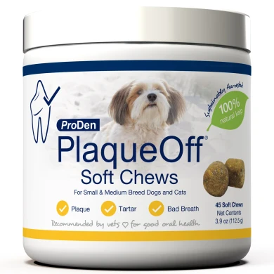 Small/Medium Breed Plaque Off Chews 45ct