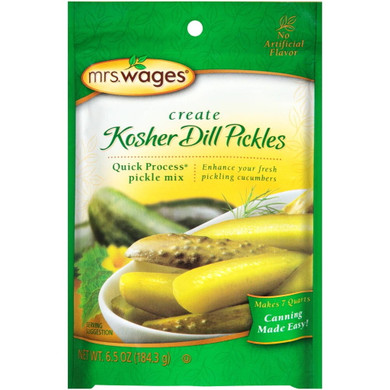 Mrs. Wages Quick Process Kosher Dill Pickle Mix - 6.5 Oz
