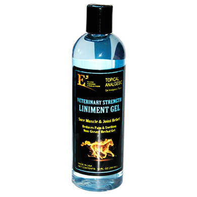 E3 Elite Liniment Gel For Horses - 12 Oz