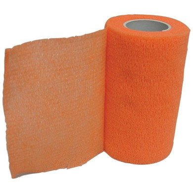Asi Wrap-it-up 4" Cohesive Flex Bandage - Orange/peach