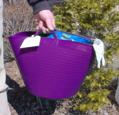 Miller Manufacturing 11 gal Poly/Rubber Flextub - Purple