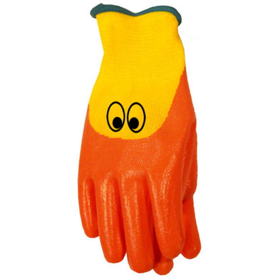 Bellingham Orange/yellow Ducky Nitrile Gloves For Kids - Size T