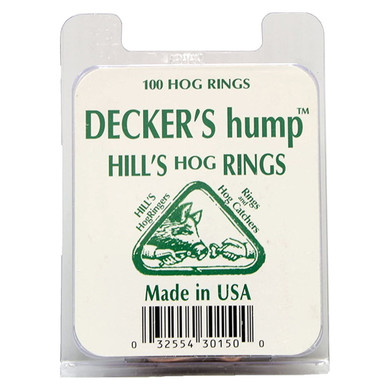 Decker Hump Hills Hog Rings - 100 pk