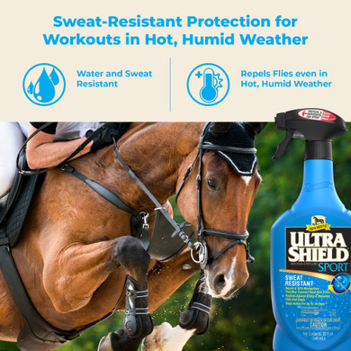Absorbine Ultrashield Sport Insecticide & Repellent for Horse - 32 oz