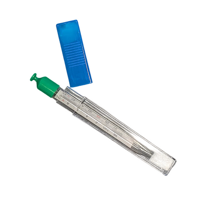 Ideal Instruments Mercury Free Thermometer with Case - 5"