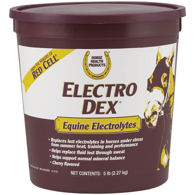 Horse Health Electro-dex Cherry-flavored Equine Electrolyte - 5 lb