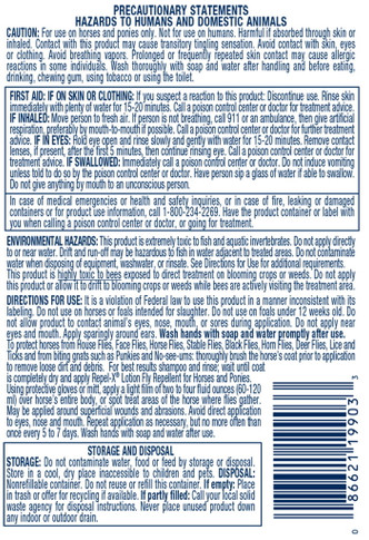 Farnam Repel-X Lotion Fly Repellent for Horses and Ponies - 8 fl oz