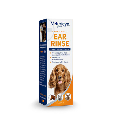 Vetericyn Plus Antimicrobial Ear Rinse Drops - 3 oz