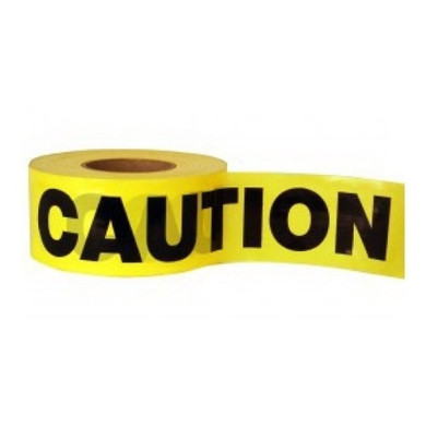 C.H. Hanson Yellow Barricade Caution Tape Roll - 300'