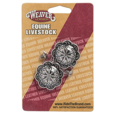 Weaver Leather 04210 Horse Shoe Brand Conchos With Post - 1-1/2"