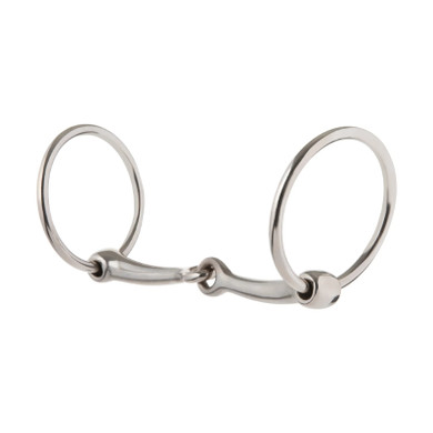 Weaver Equine Nickel Plated All Purpose Ring Snaffle Bit - 5"