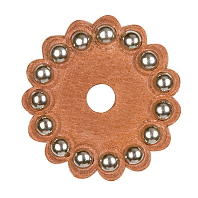 Weaver Leather Replacement Leather Rosettes - Russet Harness